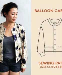 Wardrobe By Me Naaipatroon Balloon Cardigan | 30-54, verwachte levering juni 2026