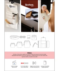 Ikatee Naaipatroon Nikko Badkameraccessoires | Universele maat