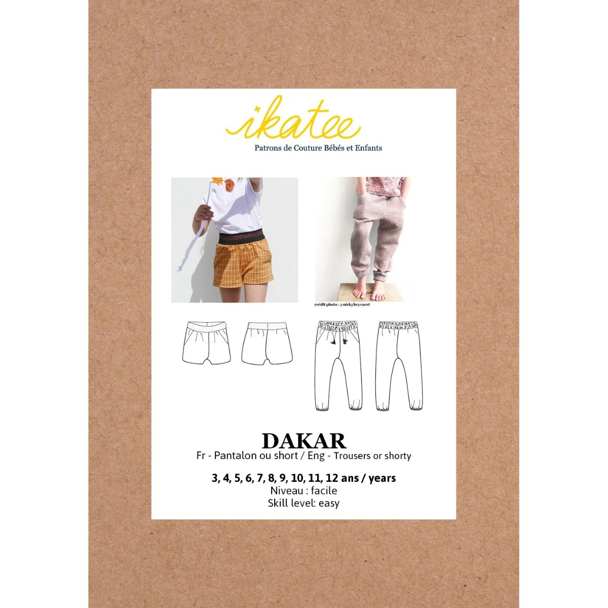 Ikatee Naaipatroon Broek & Shorts Dakar | 3Y-12Y