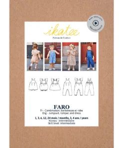 Ikatee Naaipatroon Jumpsuit Romper en Jurk Faro | 1M-4Y