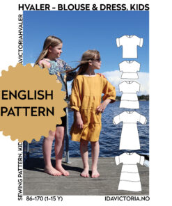 Ida victoria Naaipatroon Blouse & Dress Hvaler | 86-170, verwachte levering juli 2026