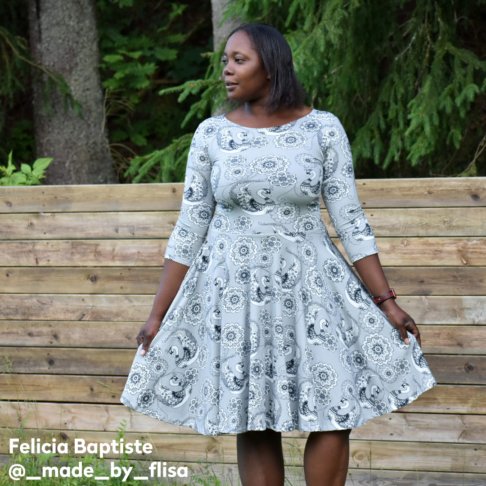 Ida Victoria Naaipatroon The Ida Jersey Dress | XS-4XL, verwachte lvering juli 2026 - Afbeelding 10