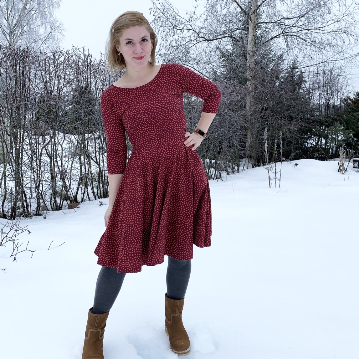 Ida Victoria Naaipatroon The Ida Jersey Dress | XS-4XL, verwachte lvering juli 2026 - Afbeelding 9