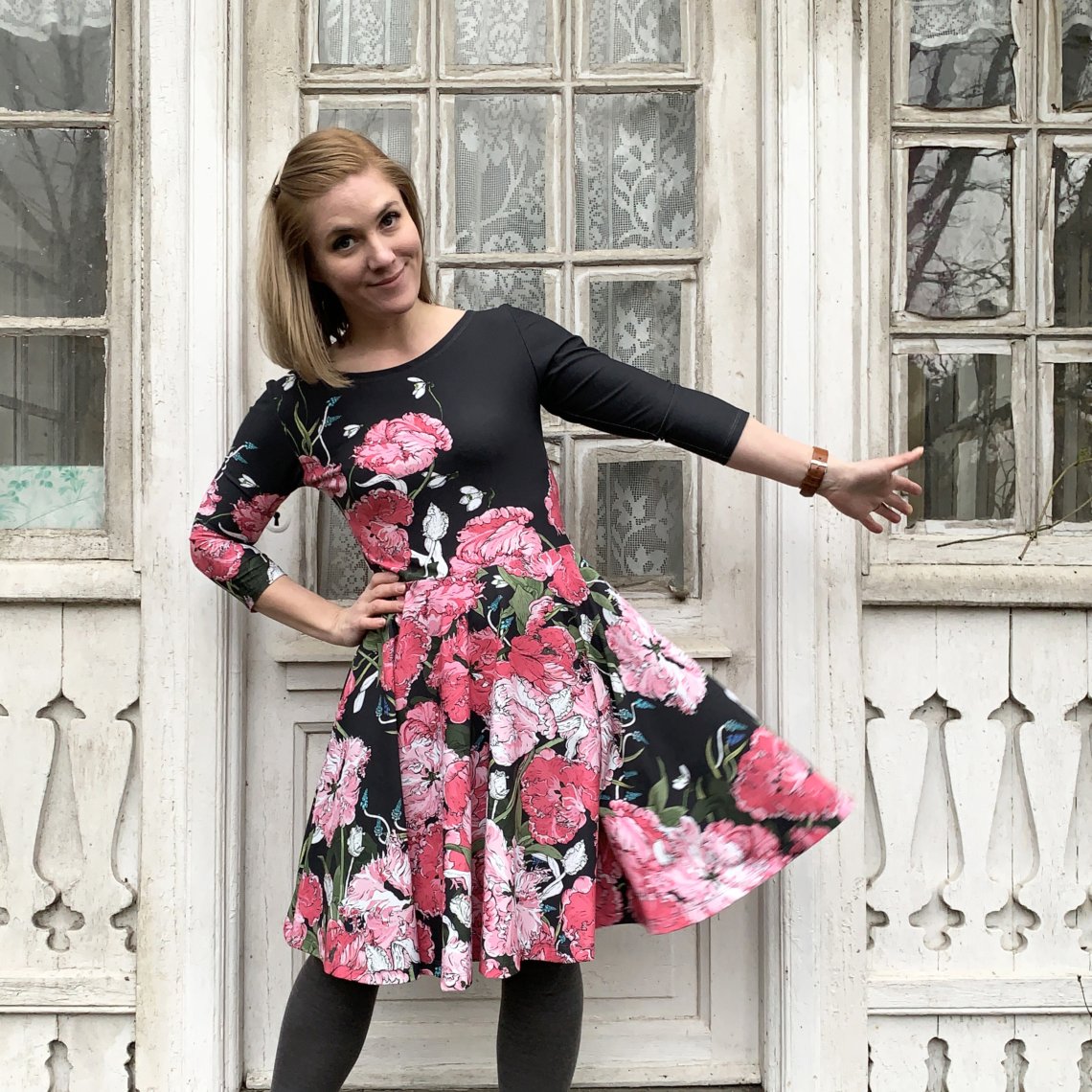 Ida Victoria Naaipatroon The Ida Jersey Dress | XS-4XL, verwachte lvering juli 2026 - Afbeelding 12