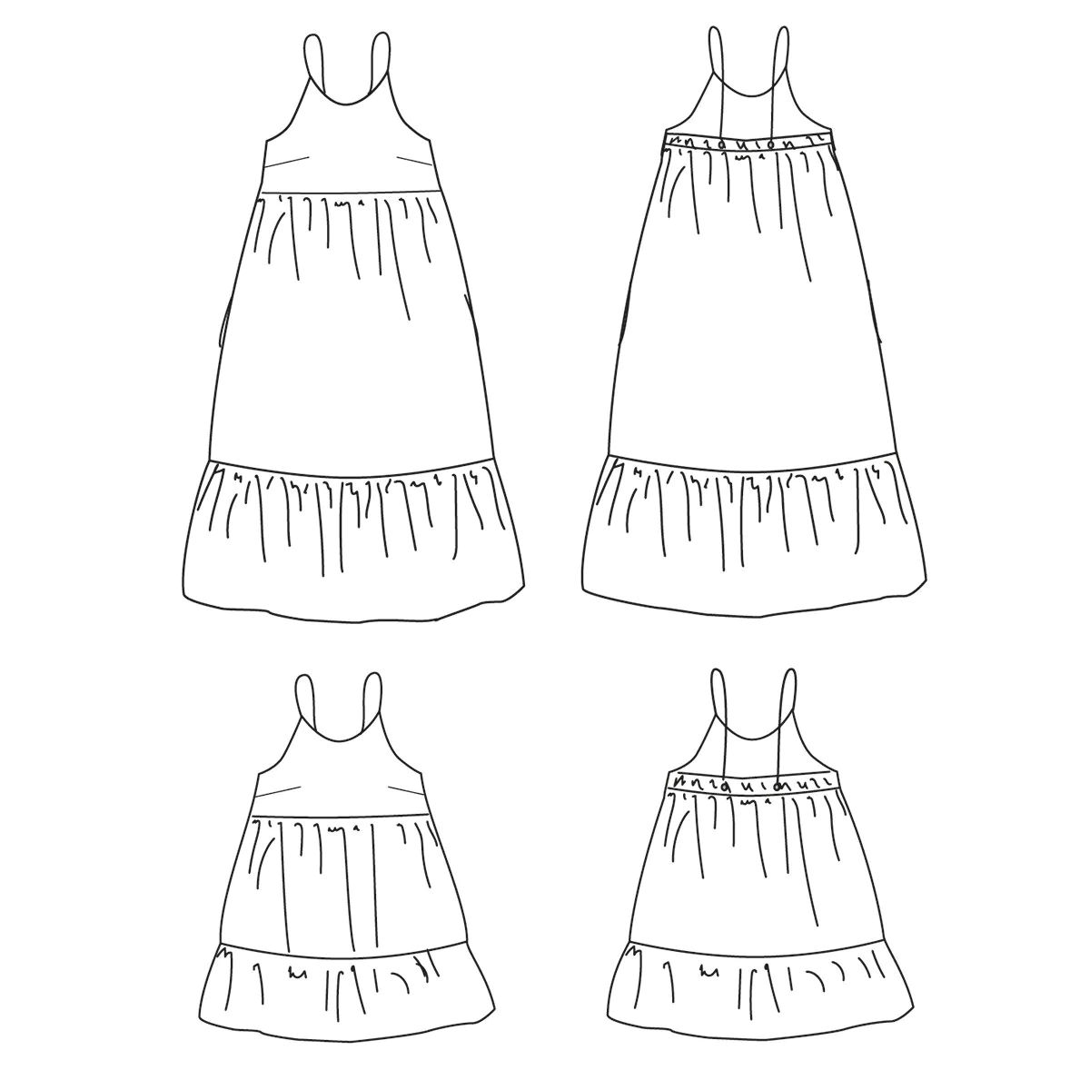 Ikatee Naaipatroon Blouse & Dress Lena Mum | 34-46 - Afbeelding 5
