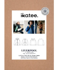 Ikatee Naaipatroon Sweatshirt & Vest Liverpool | 3Y-12Y, verwachte levering mei 2026