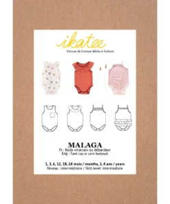 Ikatee Naaipatroon Romper Malaga | 1M-4Y