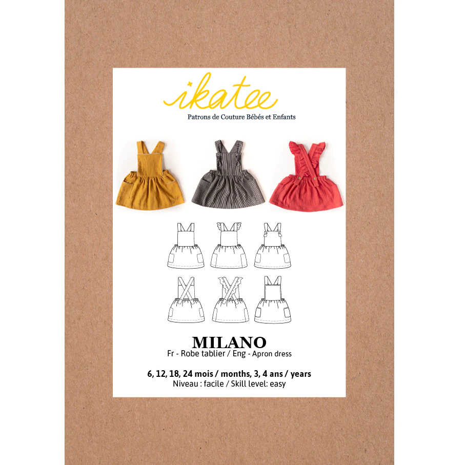 Ikatee Naaipatroon Jurk Milano | 6M-4Y
