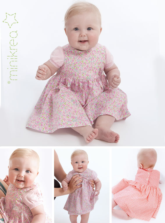 Minikrea 10005- Patroon Jurkje/ Kleid/Dress - Afbeelding 3