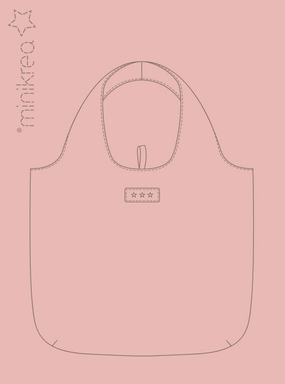 Minikrea 109 ‘No Plastic’ Shopping Bag Tas – Naaipatroon - Afbeelding 2