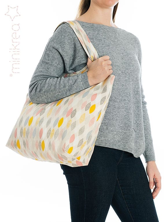 Minikrea 109 ‘No Plastic’ Shopping Bag Tas – Naaipatroon - Afbeelding 3