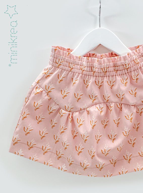 Minikrea 119 Ruffle Skirt Baby rok Naaipatroon - Afbeelding 3