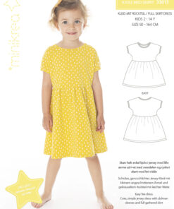 Minikrea 33013 Dress With Full Skirt – Paper Pattern