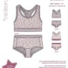 Minikrea 33406 Underwear Ondergoed  Bra Top and Hipsters