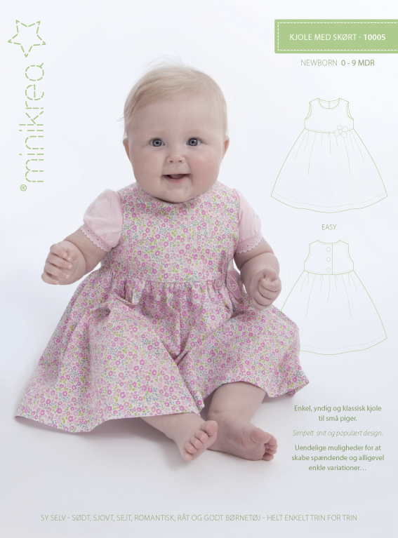 Minikrea 10005- Patroon Jurkje/ Kleid/Dress
