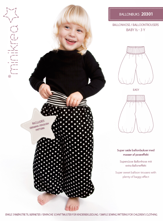 Minikrea 30301, Trousers, broek Ballonbroek
