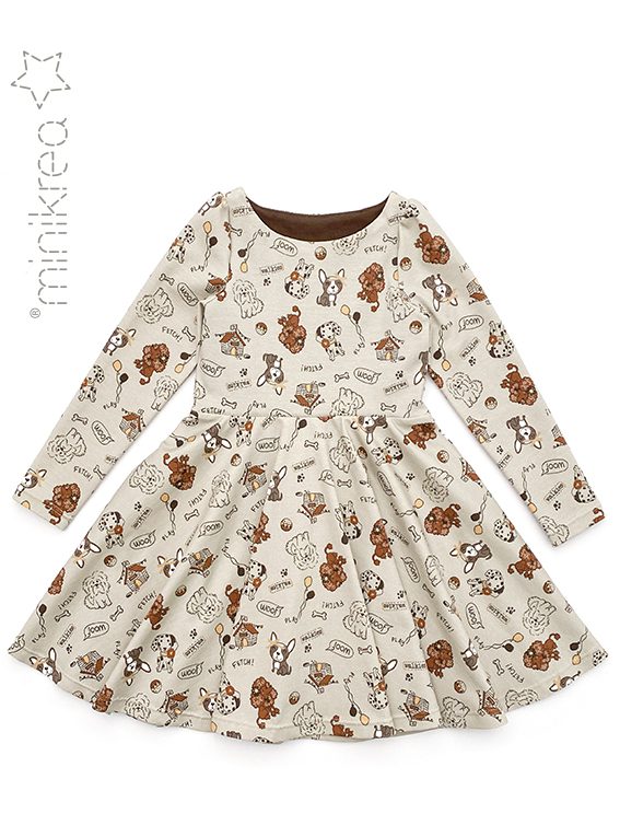 Minikrea 33020 Jersey Swing Dress Jurk – Naaipatroon - Afbeelding 4
