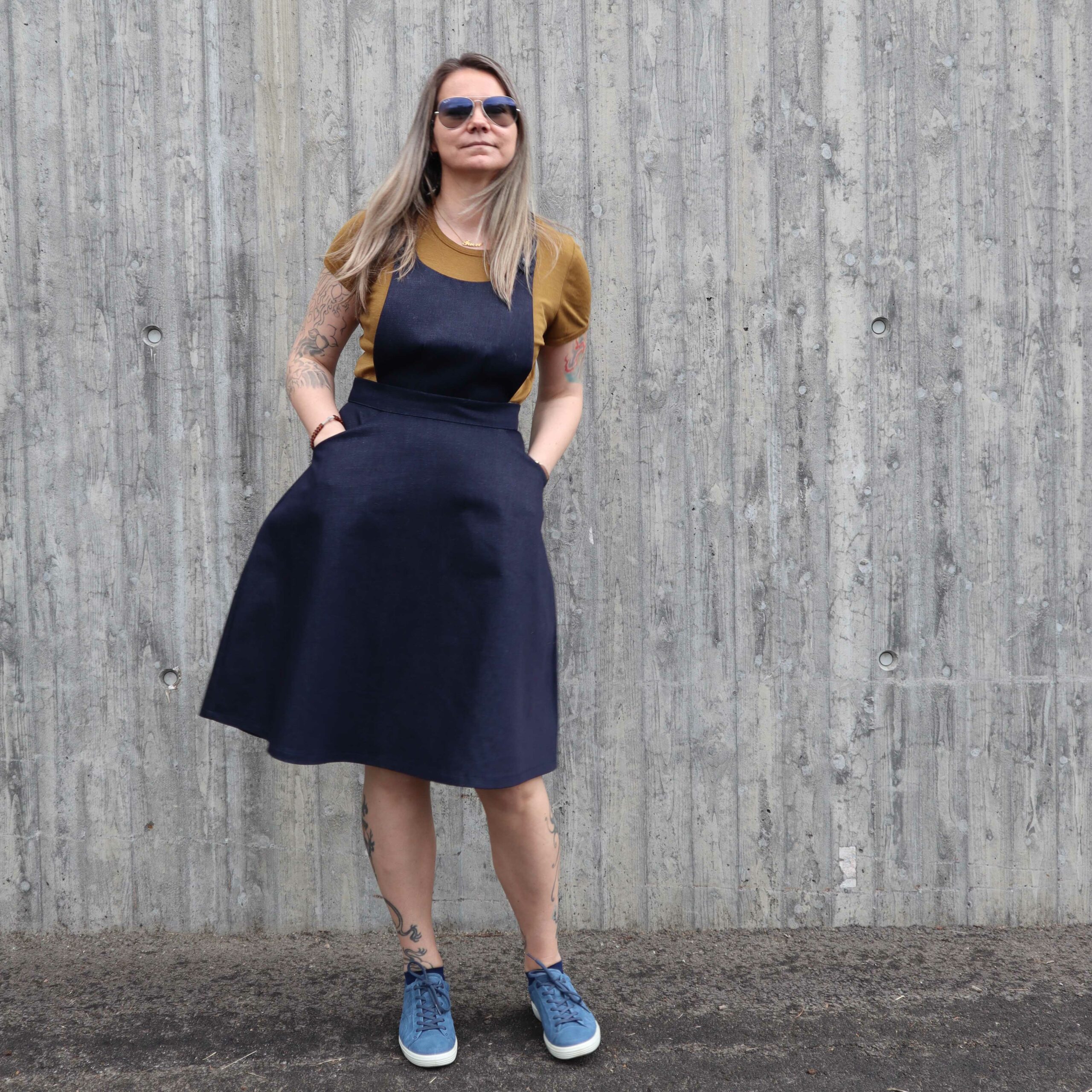 Ida victoria Naaipatroon Pan Pinafrore & Skirt | XXS-4XL, verwachte levering juli 2026 - Afbeelding 3