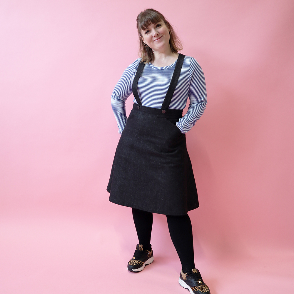 Ida victoria Naaipatroon Pan Pinafrore & Skirt | XXS-4XL, verwachte levering juli 2026 - Afbeelding 5