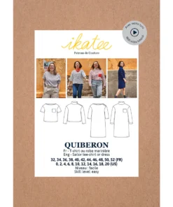 Ikatee Naaipatroon Zeemansjurk en T-Shirt Quiberon | 32-52, verwachte levering mei   2026