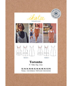 Ikatee Naaipatroon Pinafore Jurk Toronto | 32-52, verwachte levering mei 2026