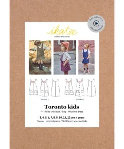 Ikatee Naaipatroon Pinafore Jurk Toronto Kids | 3Y-12Y