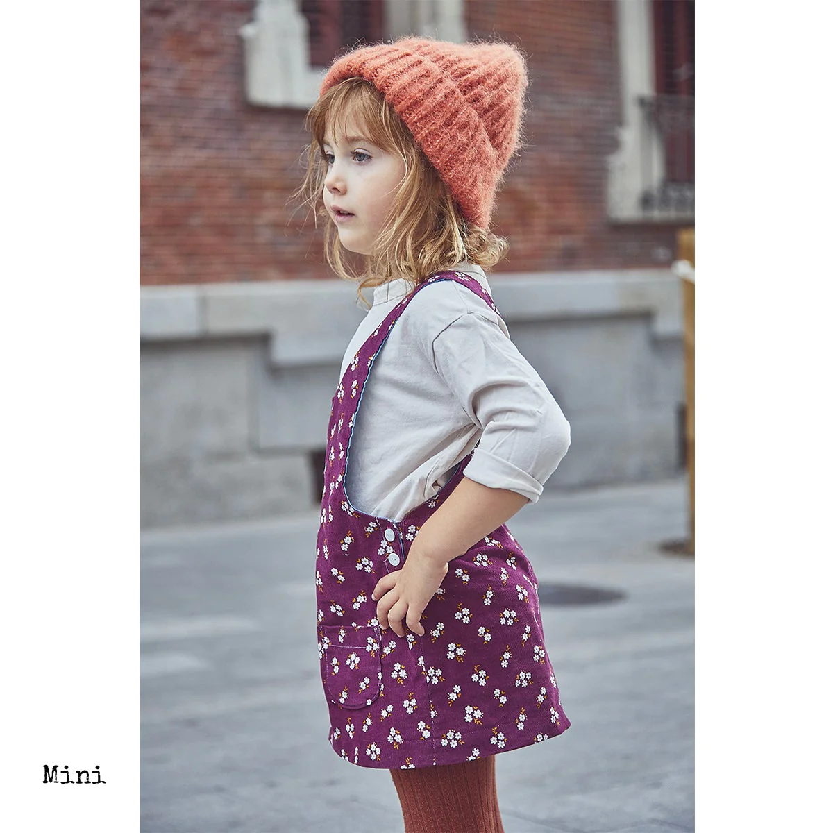 Ikatee Naaipatroon Pinafore Jurk Toronto Kids | 3Y-12Y - Afbeelding 6