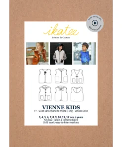 Ikatee Naaipatroon Vest Vienne Kids | 3Y-12Y, , verwachte levering mei 2026