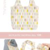 Minikrea 109 ‘No Plastic’ Shopping Bag Tas – Naaipatroon