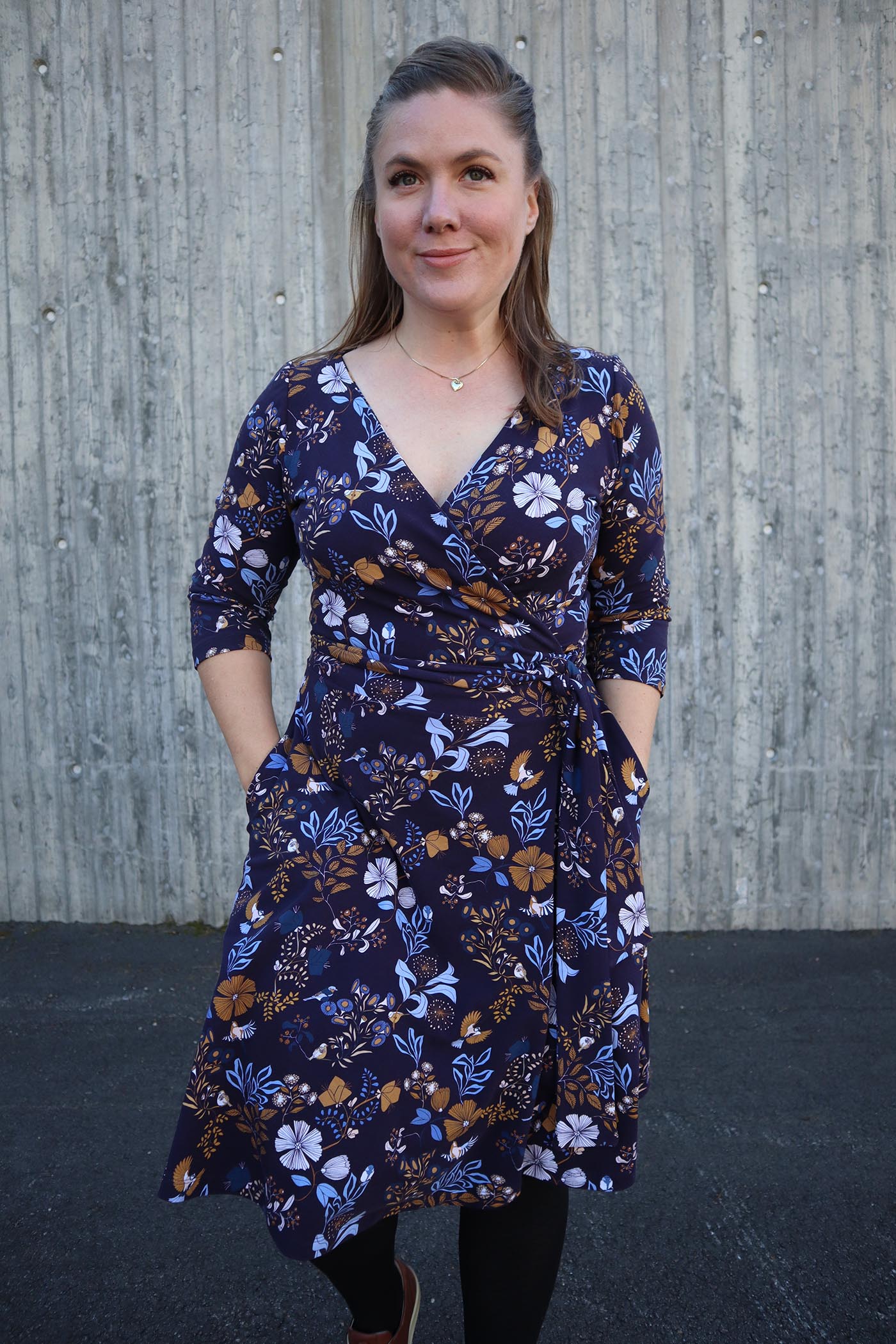 Ida victoria Naaipatroon Wikkeljurk Wivi Wrap Dress | XS-4XL - Afbeelding 4