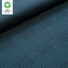 Stoffonkel Bio-Jacquard Glen Check petrol (GOTS)