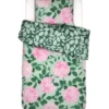 ESSENZA & CO Bloom with a view Misty green Dekbedovertrekset 140 x 220 cm
