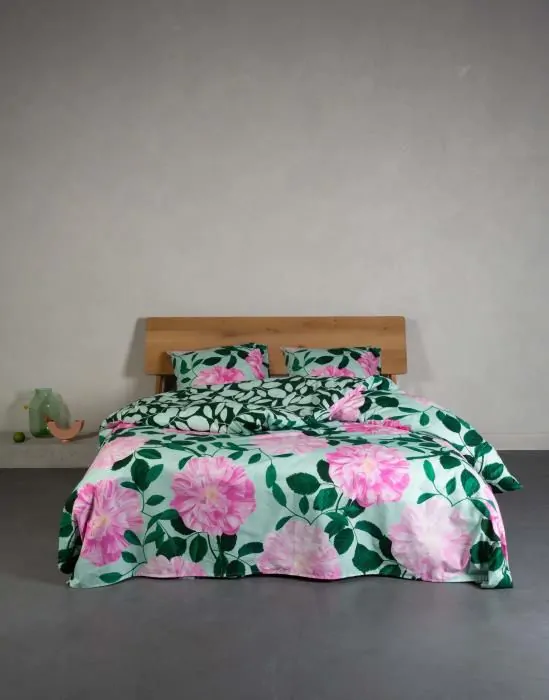ESSENZA & CO Bloom with a view Misty green Kussensloop 60 x 70 cm - Afbeelding 2