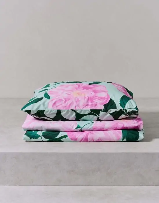 ESSENZA & CO Bloom with a view Misty green Kussensloop 60 x 70 cm - Afbeelding 3