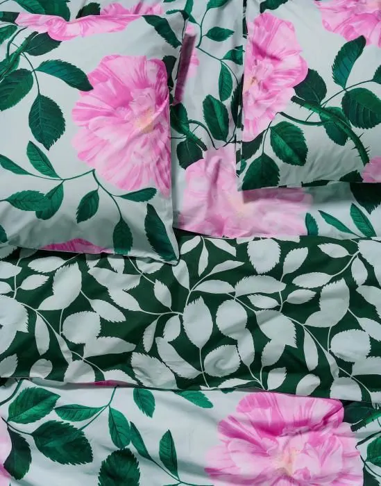 ESSENZA & CO Bloom with a view Misty green Kussensloop 60 x 70 cm - Afbeelding 5