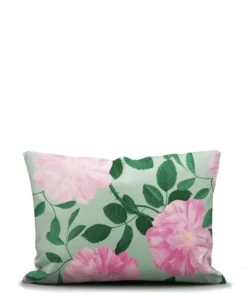 ESSENZA & CO Bloom with a view Misty green Kussensloop 60 x 70 cm