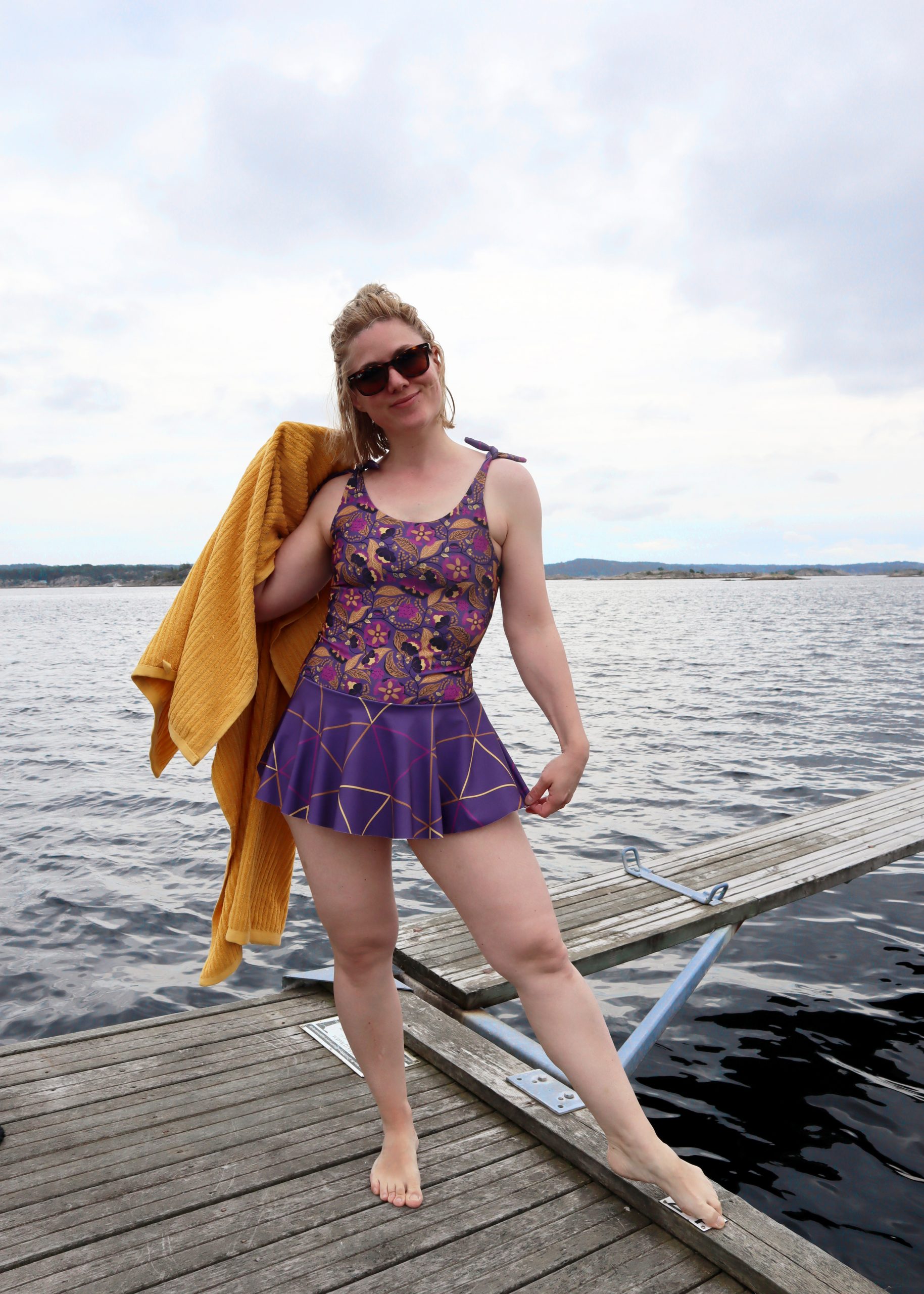 Ida Victoria Naaipatroon Badpak Flo Badedrakt | XS-4XL - Afbeelding 2