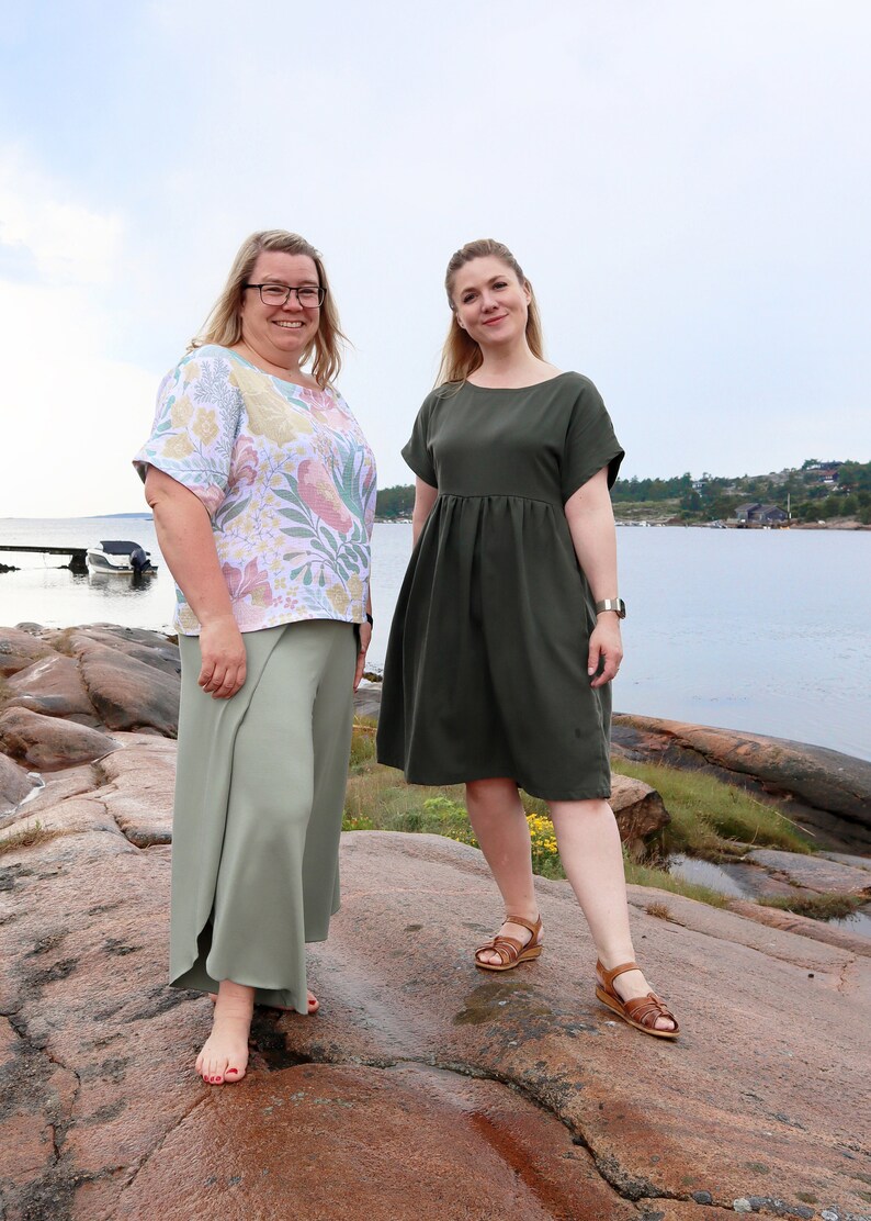Ida victoria Naaipatroon Hvaler Blouse & Dress | XXS-4XL, Verwachte levering juli 2026 - Afbeelding 11