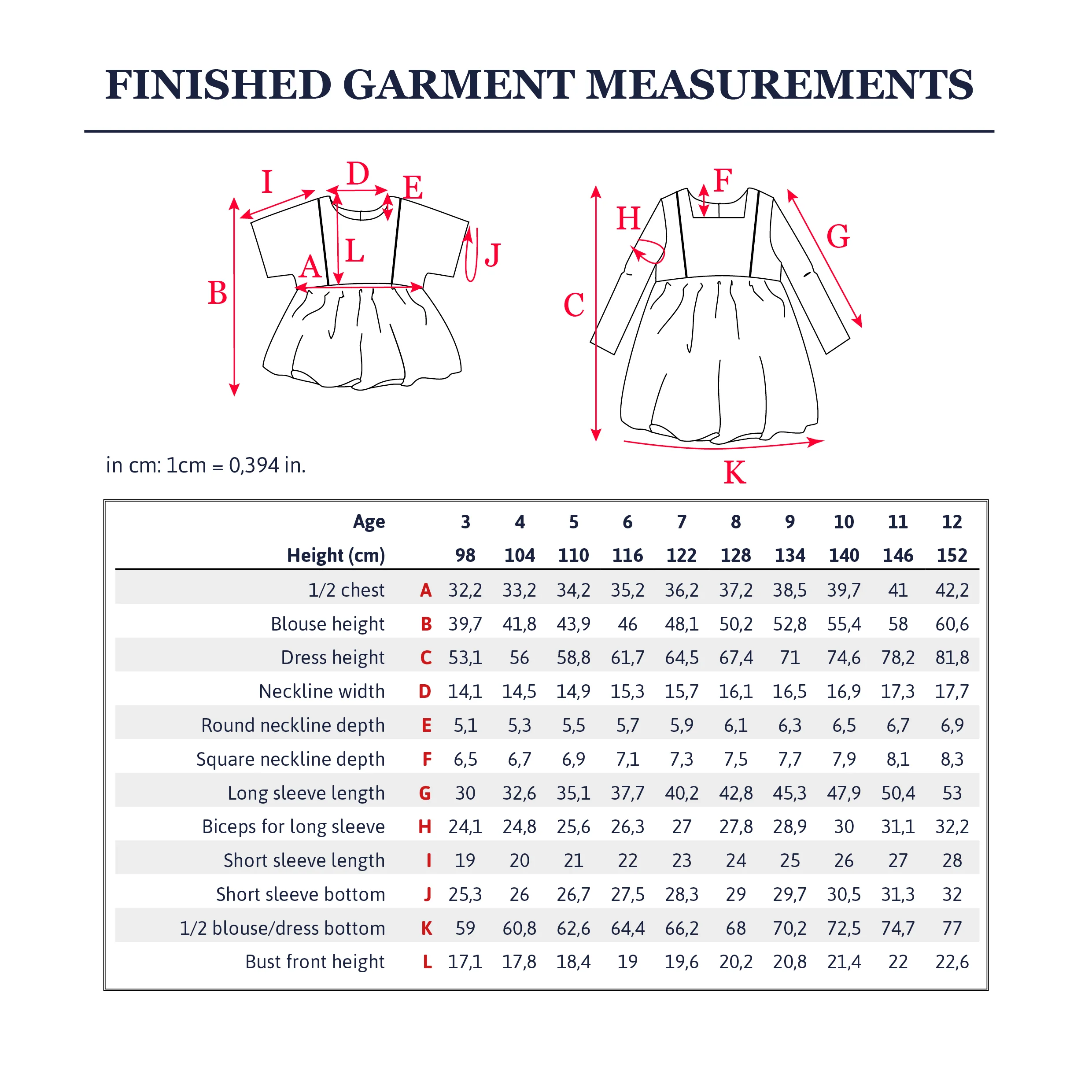 Ikatee Naaipatroon Blouse & Dress Sakura Kids | 3Y-12Y - Afbeelding 13