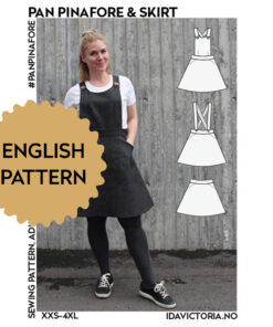 Ida victoria Naaipatroon Pan Pinafrore & Skirt | XXS-4XL, verwachte levering juli  2026