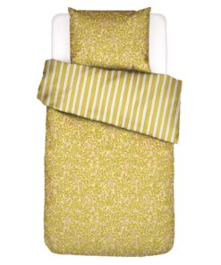 ESSENZA & CO Petite berry lemon yellow Dekbedovertrekset 140 x 220 cm
