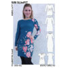 Ida Victoria Naaipatroon Jurk Siri Slimfit | XXS-4XL