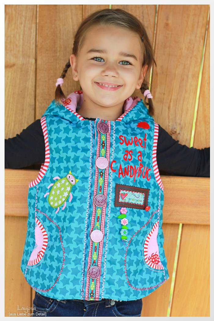Farbenmix Viktoria | Bodywarmer met capuchon - Afbeelding 17