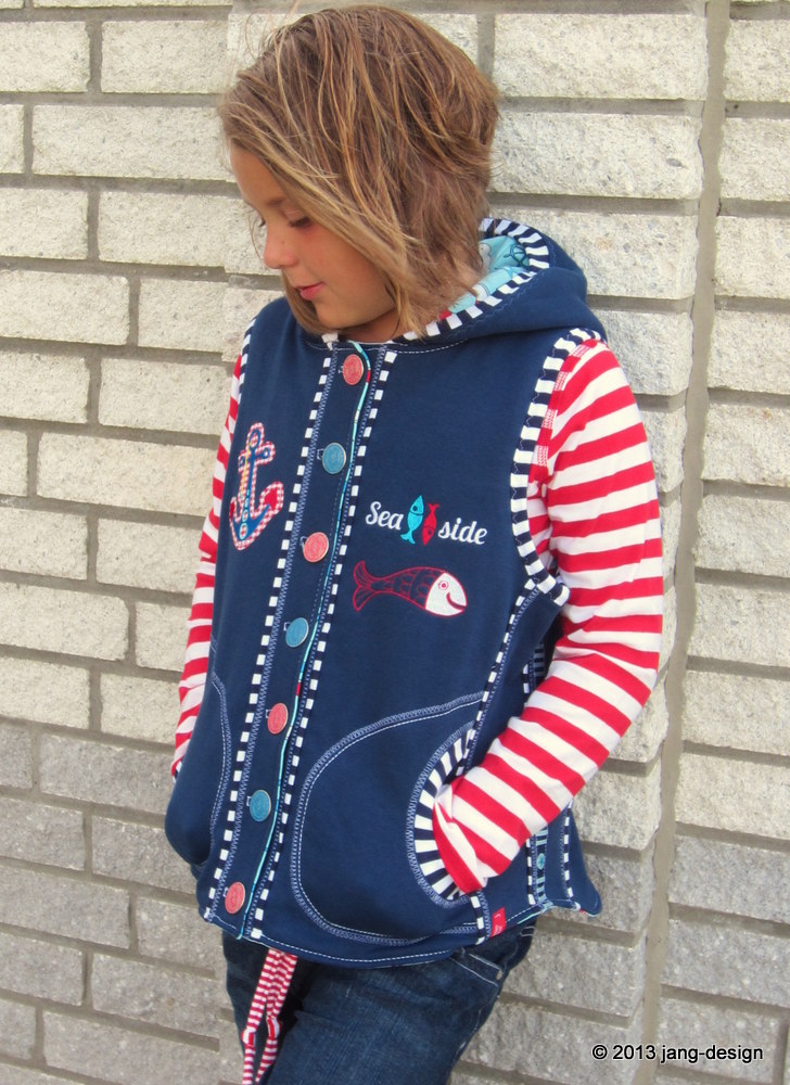 Farbenmix Viktoria | Bodywarmer met capuchon - Afbeelding 3