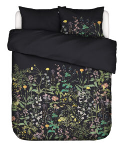 Essenza Augustina Dekbedovertrek Antraciet 2p set 260x220+2/60x70