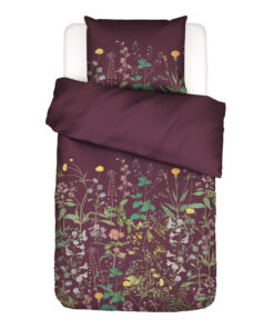 Essenza Augustina Dekbedovertrek Mauve wine 1p set 140x220+60x70