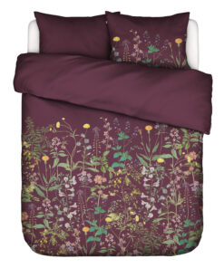 Essenza Augustina Dekbedovertrek Mauve wine 2p set 260x220+2/60x70