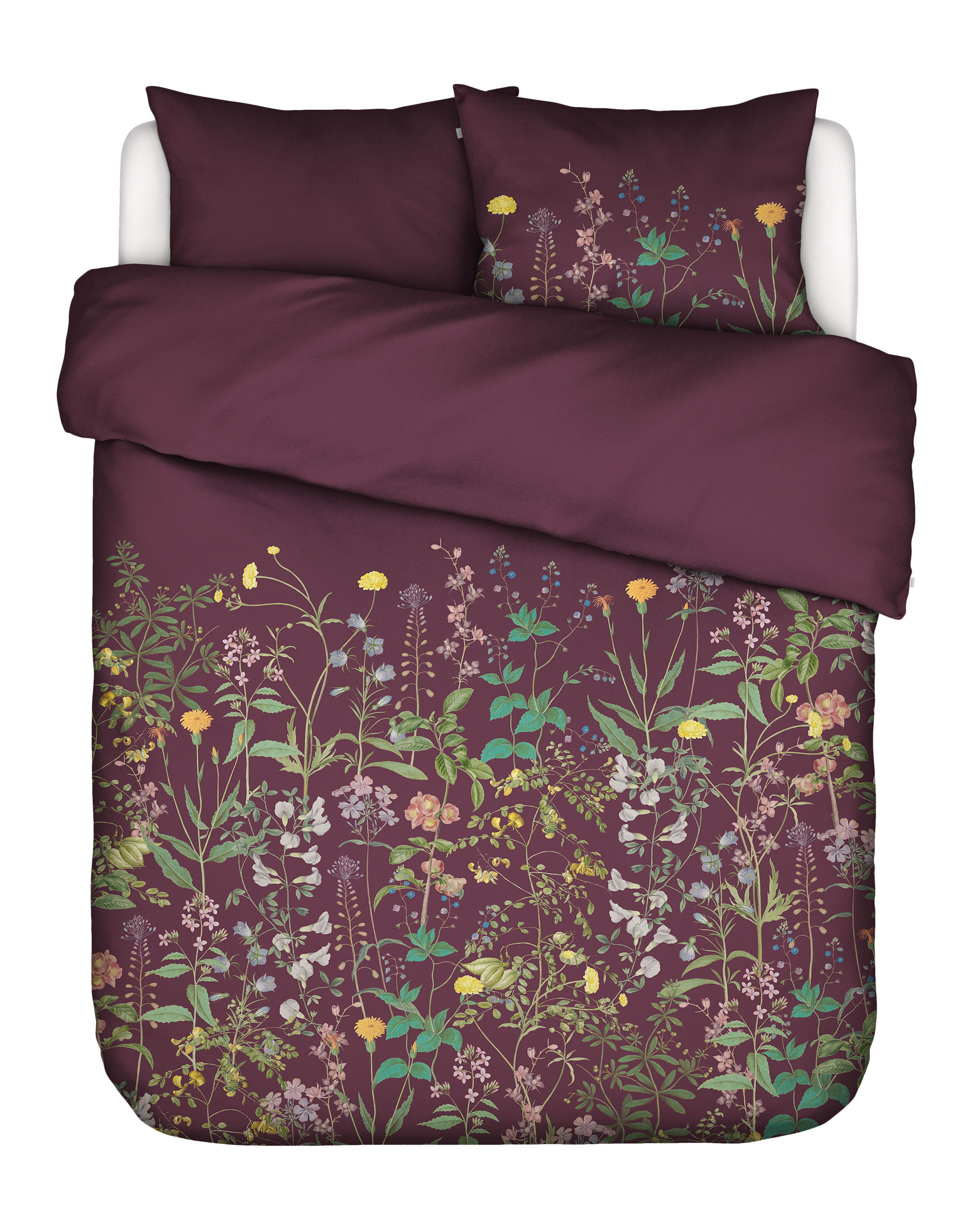 Essenza Augustina Dekbedovertrek Mauve wine 2p set 200x220+2/60x70