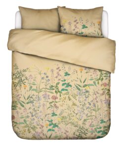 Essenza Augustina Dekbedovertrek Yellow straw 2p set 260x220+2/60x70