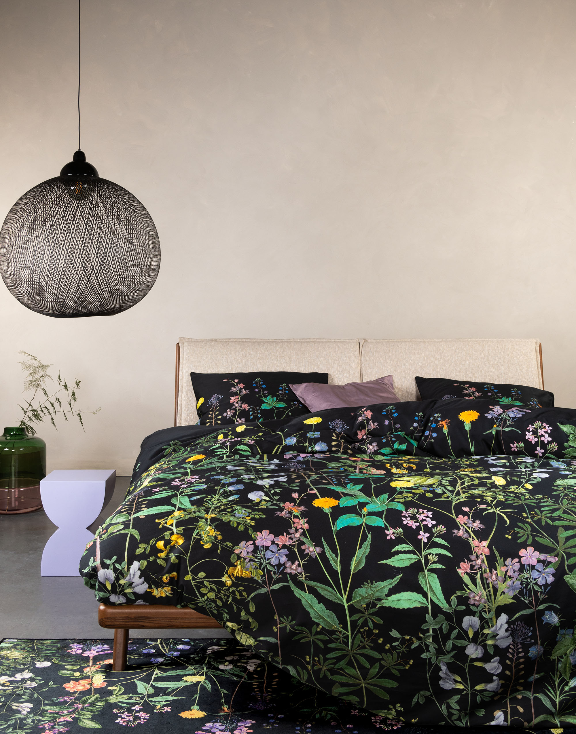 Essenza Augustina Kussensloop Antraciet 60x70 - Afbeelding 2